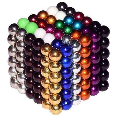 216 Neodymium Neocubes 5mm magnetic balls 18 Colour  buckyballs
