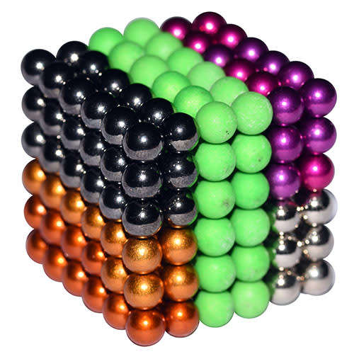 216 Neodymium Neocubes 5mm magnetic balls Multicolour #3  buckyballs