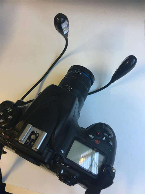 2 Arms 4 LEDs Flexible Book Lamp Light for macrophotography