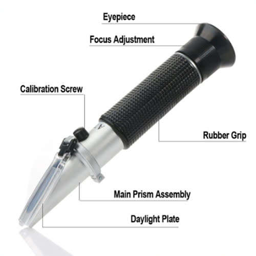 Salt Refractometer 0~100% ATC Handheld Salt Tester BOXED