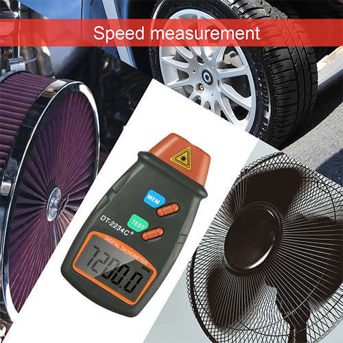 Non Contact Handheld RPM Laser Photo Tachometer