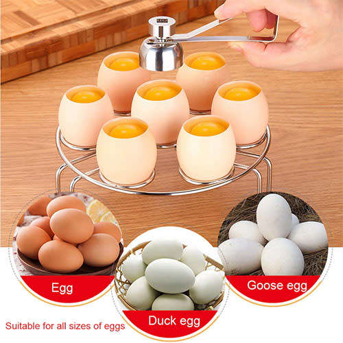 Egg cutter separator scissors