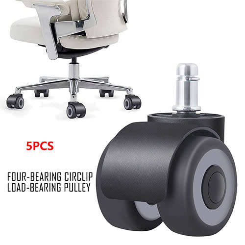Thermoplastic Rubber Castor Wheels 5 piece set