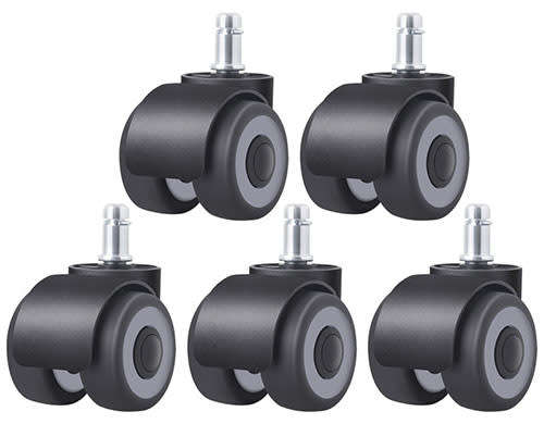 Thermoplastic Rubber Castor Wheels 5 piece set