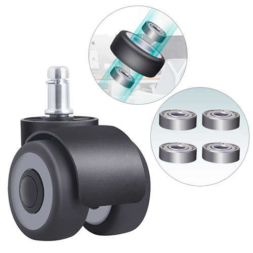 Thermoplastic Rubber Castor Wheels 5 piece set