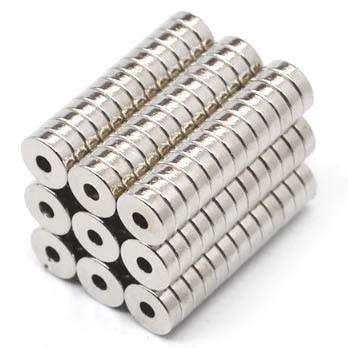 Magnets NdFeB Neodymium Magnet 5mm X 1.5mm with hole