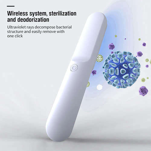UVC Portable Lamp Light 5V Wireless Rechargeable Household Sterilizer