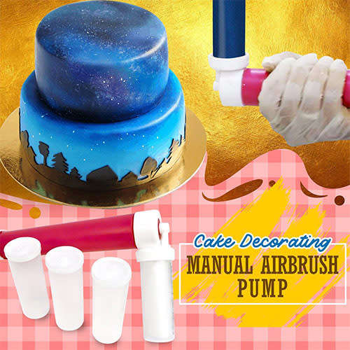 Manual Airbrush Cake Spray Gun Colouring Duster