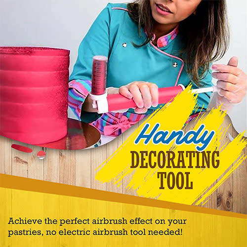 Manual Airbrush Cake Spray Gun Colouring Duster