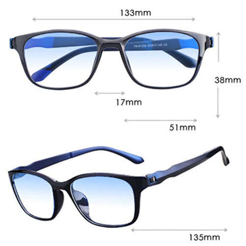 Anti Blue Rays Antifatigue Computer Reading glasses +2.5