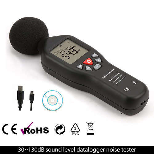 Sound decibel tester level datalogger noise dosimeter