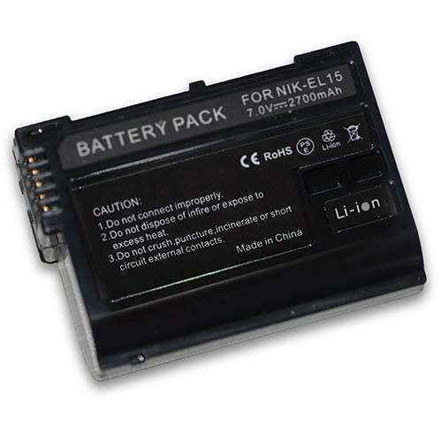 Nikon enel15 battery for D810 D610 D600 D500 D7200 D7100 D800 D600 D7100 D7000