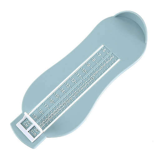 Child shoe foot measure ruler teal **LOCAL STOCK**