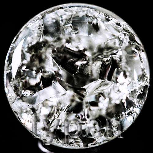 Optical Borosilicate Crown lead  Murano Feng Shui Crystal Ball 40mm White