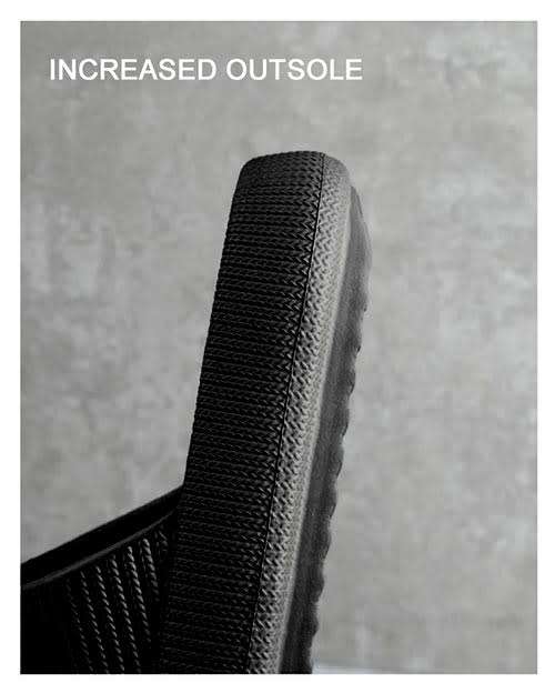 Super Comfy Soft Sandals Slippers Asian size: 44-45 Black