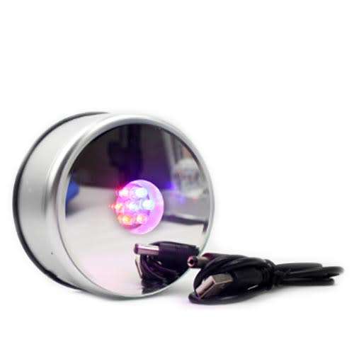 Jewellery Automatic USB Powered Rotating Mirrored Display Stand