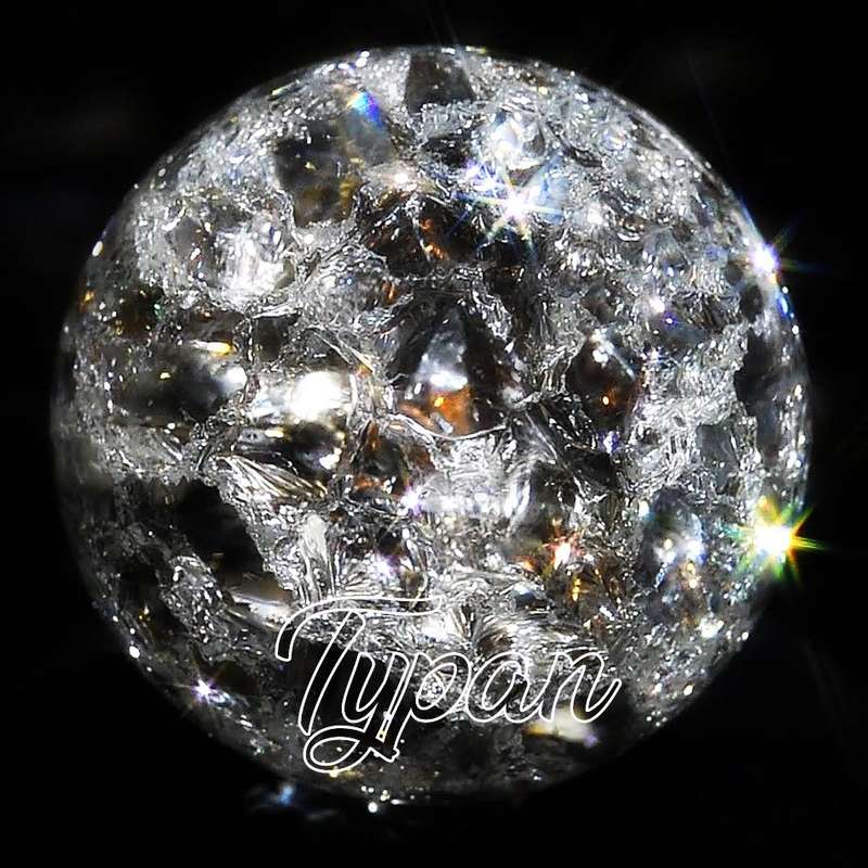 Optical Borosilicate Crown lead  Murano Feng Shui Crystal Ball 60mm White **LOCAL STOCK**
