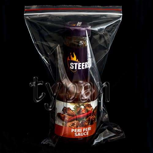 Resealable plastic bag 150X250mm