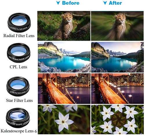 11 in 1 Mobile Photo Lens Filter Kit