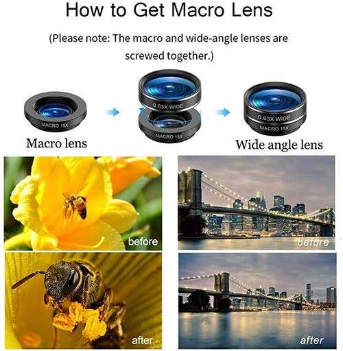11 in 1 Mobile Photo Lens Filter Kit