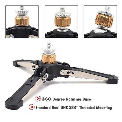 3 Legged Monopod Stand Unipod Holder Support 3/8 screw