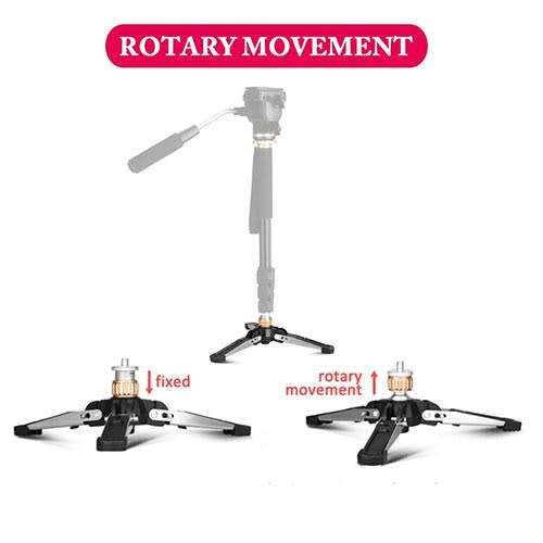 3 Legged Monopod Stand Unipod Holder Support 3/8 screw