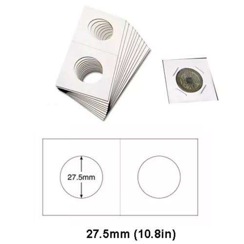 Coin flip holder 27.5mm box of 50