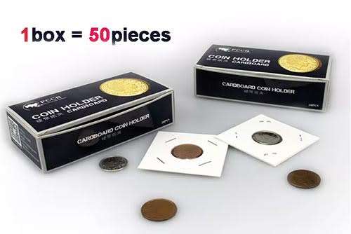 Coin flip holders 33mm box of 50
