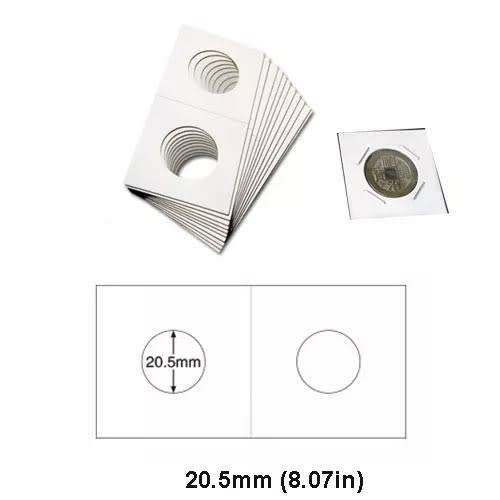 Coin flips holders 20.5mm box of 50