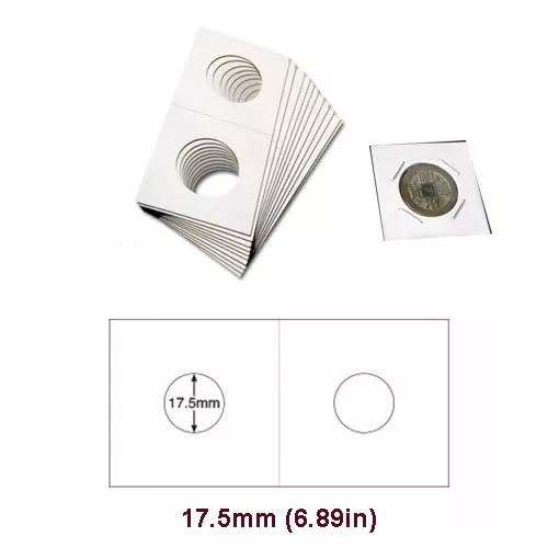 Coin flips holders 17.5mm box of 50
