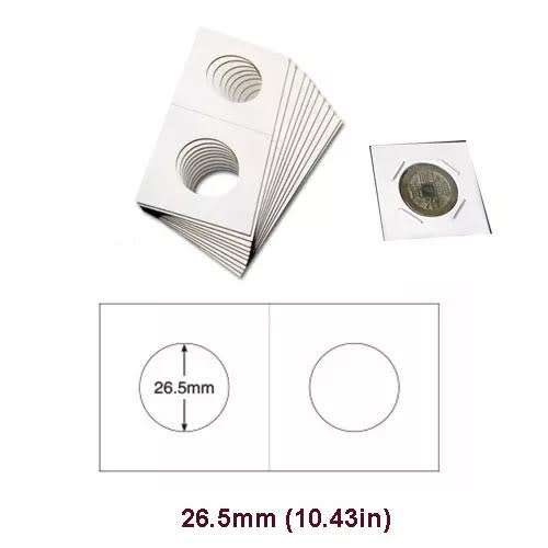 Coin flip holder 26.5mm box of 50