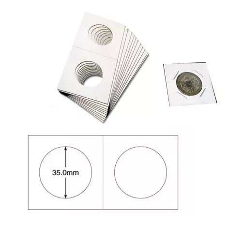Coin holder flips 35mm box of 50