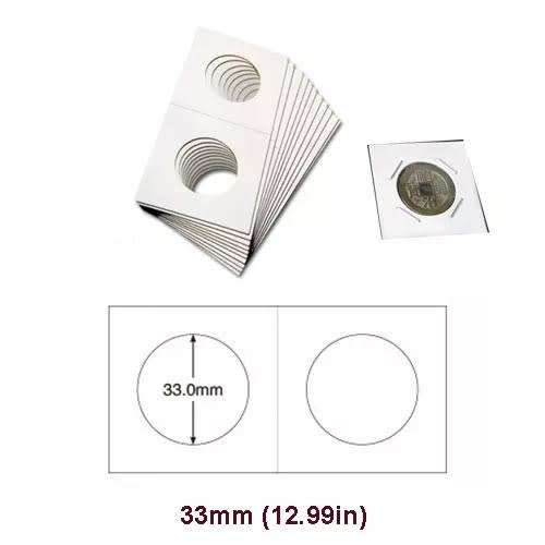 Coin flip holders 33mm box of 50