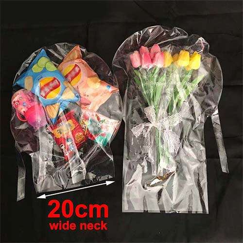 Wide neck 200mm Bobo 20 inch PVC round clear balloons air or helium fill 10 pieces