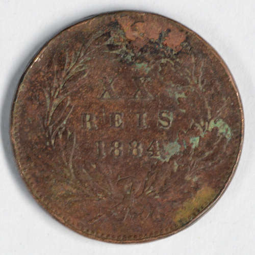1884 Portugal Luis I 20 Reis