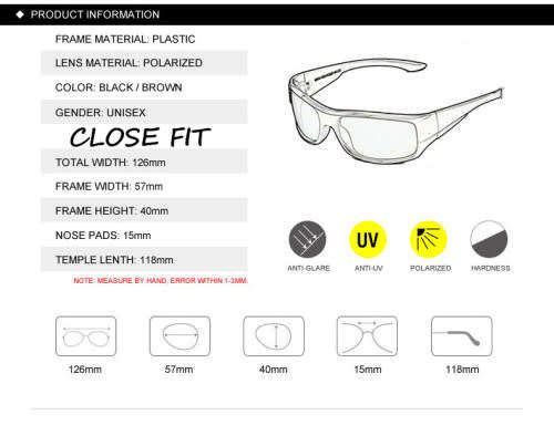 Polarsnow Closefit Polarized Sunglasses