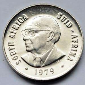 1979 South Africa 50c proof nickel