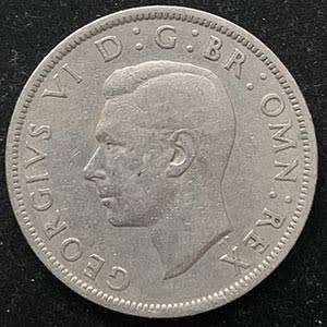 1948 George VI  United Kingdom Half Crown
