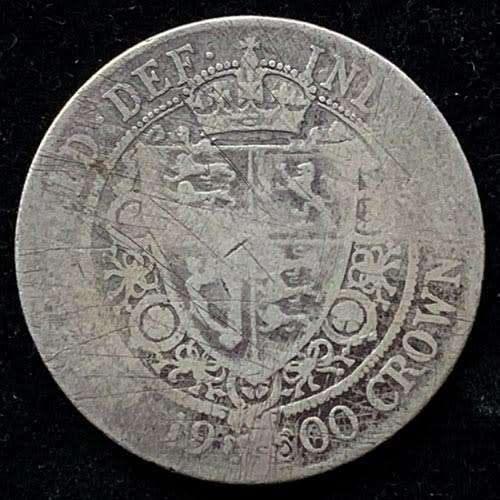 1900 United Kingdom Half Crown - Queen Victoria 3rd portrait