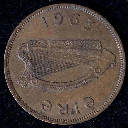 1963 Ireland 1 pingin