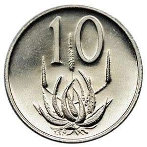 1978 South Africa 10c proof nickel