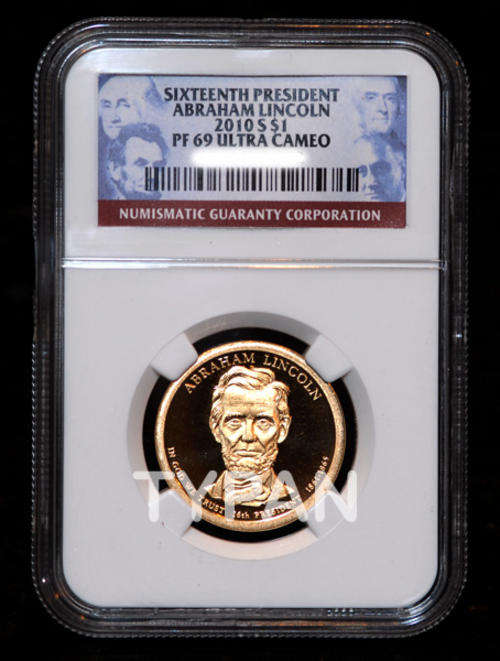 USA Presidental Dollar 16 piece set NGC-PF69 ultra Cameo