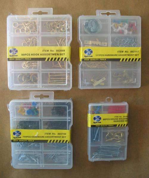 4 Hardware assortment sets