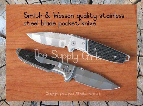 Smith & Wesson quality stainless steel foldable pocket knive