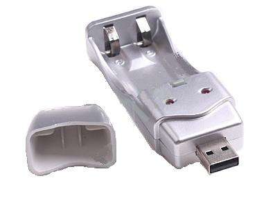 USB Home Charger for Ni-MH Rechargeable AA/AAA Battery