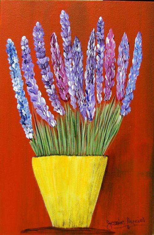 BEAUTIFUL LAVENDER with black frame - Jessie Meier - 300X300