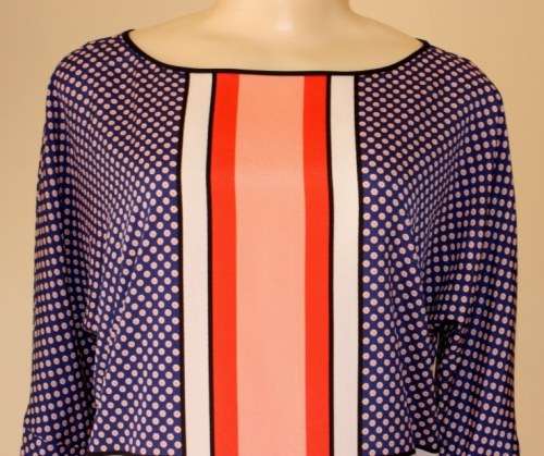 Polka dot/geometric shift dress (Country Road)