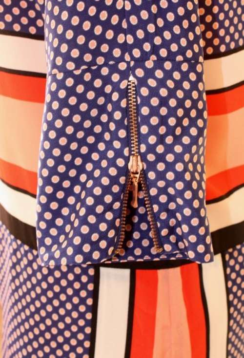 Polka dot/geometric shift dress (Country Road)