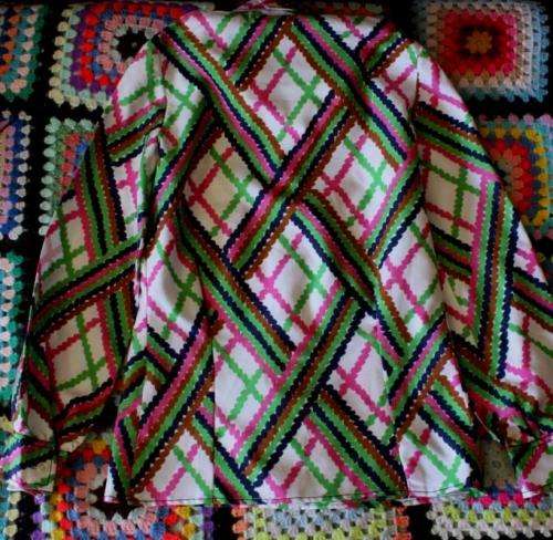 Bright 1970s shirt -made in Cape Town!