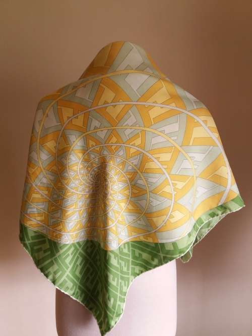 Authentic Fendi silk scarf! GREAT PRICE (worth over R2000)!
